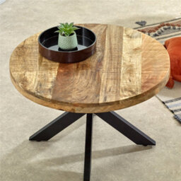 Worcester Belgravia Solid Wood Coffee Table With Metal Spider Legs - thumbnail 2