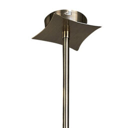 Luminosa Lighting Luminosa Rosa Del Desierto Telescopic Pendant 8 Light G9, Antique Brass - thumbnail 3