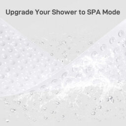 Aspire Homeware White Shower Bath Mat Non-Slip With Suction Cups Grip Drain Holes Machine Washable (L)70Cm X (W)38Cm - thumbnail 3