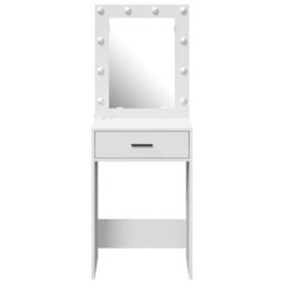 Walplus Dressing Table With Led Lights White 50X41X135 Cm - thumbnail 5