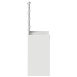 Walplus Dressing Table With Led Lights White 50X41X135 Cm - thumbnail 6