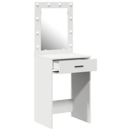Walplus Dressing Table With Led Lights White 50X41X135 Cm - thumbnail 4