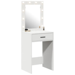 Walplus Dressing Table With Led Lights White 50X41X135 Cm - thumbnail 3