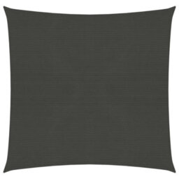 Berkfield Sunshade Sail 160 G/m2 Anthracite 4X4 M Hdpe - thumbnail 1