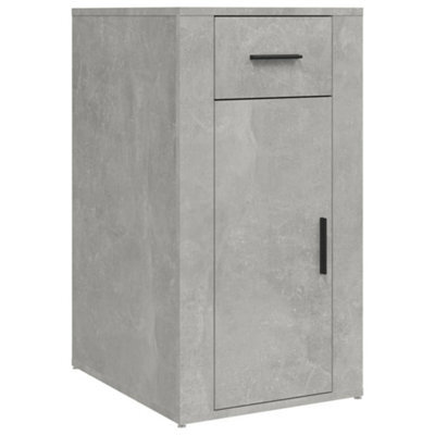 Berkfield Durable Desk Cabinet Concrete Grey 40X49X75 Cm Engineered Wood