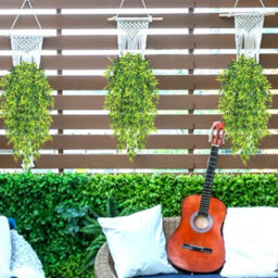 4 Pack Artificial Hanging Plants Bamboo Leaf Fake Green For Indoor Outdoor Wall Arch (Bamboo) - thumbnail 6