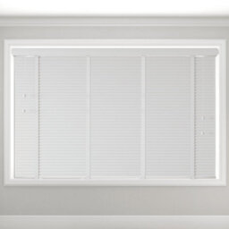 Caecus Blinds Faux Wood Venetian Blind 50mm Slats Deluxe Corded White 75Cm Width X 200Cm Drop - thumbnail 3