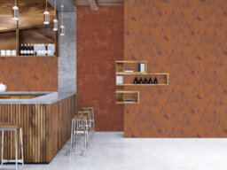 As Creation Bricoflor Non-Woven Wallpaper, Leaf & Palm Wallpaper In Orange, Terracotta, Red - 10,05 X 0,53 M - thumbnail 3