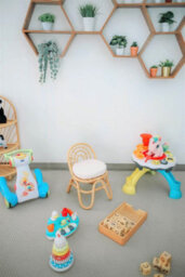 Nordlys Set Of 2 Chairs For Children In Rattan Beige - thumbnail 8