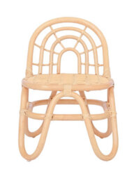 Nordlys Set Of 2 Chairs For Children In Rattan Beige - thumbnail 5