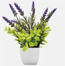 Artificial Faux Potted Fake Plants With Pot Home Table Kitchen Garden Decor Uk - thumbnail 1