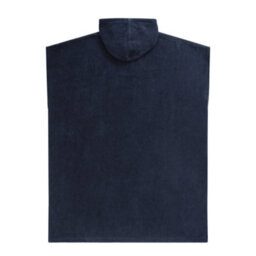 Animal Mens Jacob Towelling Organic Poncho Dark Blue (One Size) - thumbnail 2