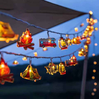 1.5M 10 Led Camping String Light Camping Shape Decorative Fairy Lamp For Outdoor And Home Use - image 1