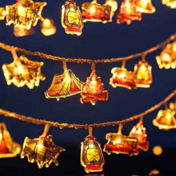 1.5M 10 Led Camping String Light Camping Shape Decorative Fairy Lamp For Outdoor And Home Use - thumbnail 2