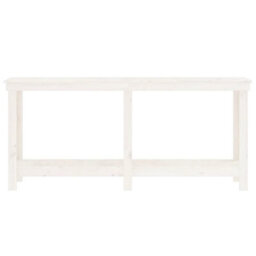 Berkfield Work Bench White 180X50X80 Cm Solid Wood Pine - thumbnail 5