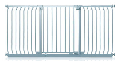 Safetots Elite Pressure Safety Gate, 179Cm - 188Cm, Matt Grey, Pressure Fit Stair Gate - image 1