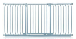 Safetots Elite Pressure Safety Gate, 179Cm - 188Cm, Matt Grey, Pressure Fit Stair Gate - thumbnail 1