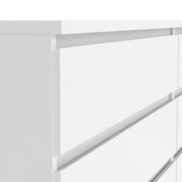 Furniture To Go Naia Wide Chest Of 6 Drawers In White (W) 153.8 X  (H) 70.1 X (D) 50Cm - thumbnail 7