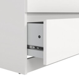 Furniture To Go Naia Wide Chest Of 6 Drawers In White (W) 153.8 X  (H) 70.1 X (D) 50Cm - thumbnail 6