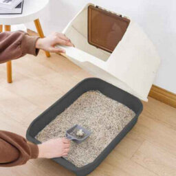 Self Cleaning Large Cat Litter Box With Drawer And Double Entrance - thumbnail 4