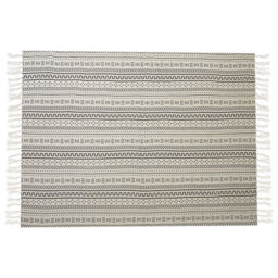 Beliani Blanket Panvel Cotton 130 X 180 Cm White - thumbnail 5