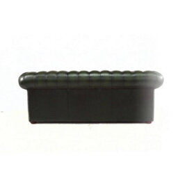 Chesterfield 3 Seater Antiquen Green Real Leather Tufted Buttoned Sofa In Classic Style - thumbnail 9