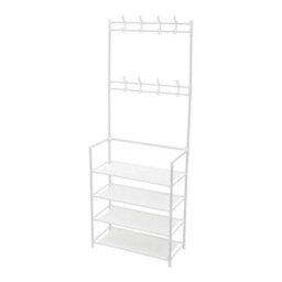 Coat And Hat Stand Shoe Rack Shelf  Bag Storage - thumbnail 1