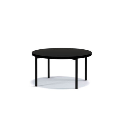 Arte Add Depth To Your Decor With The Sigma C Coffee Table (800mm X 450mm X 800mm) In Rich Black Matt - image 1