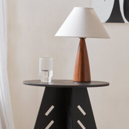 Sobuy Hfbt01-Sch, Round Side Table Coffee Table Sofa Side Table Bedside Table Nightstand In Mortise And Tenon Structure,black - thumbnail 6