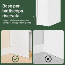 Sobuy Fbt163-Nw,narrow Bedside Table Nightstands With Removable Top And Drawer 20Cm Wide Side Table,w20Xd35Xh60 - thumbnail 7