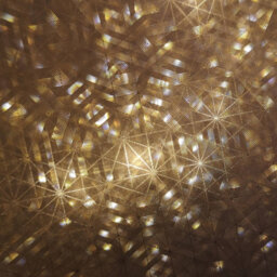 Samuel Alexander 45Cm Light Up Holographic Christmas Pyramid Decoration With Warm White Leds - thumbnail 3