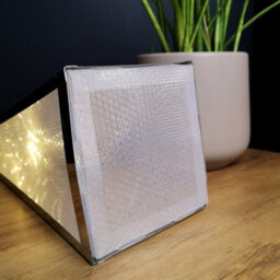 Samuel Alexander 45Cm Light Up Holographic Christmas Pyramid Decoration With Warm White Leds - thumbnail 7