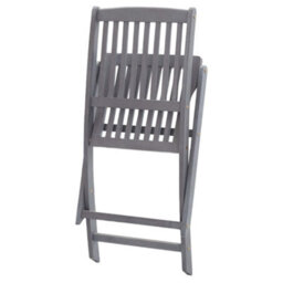 Berkfield Folding Outdoor Chairs 8 Pcs Solid Acacia Wood - thumbnail 5