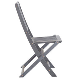 Berkfield Folding Outdoor Chairs 8 Pcs Solid Acacia Wood - thumbnail 3