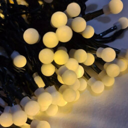 HSD 100 Led Warm White Berry Lights (6.9M) - Battery Fairy Lights For Christmas, Weddings, And Home Decor