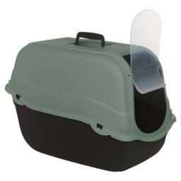 Urbn-Living Urbnliving Extra Large Enclosed Cat Litter Green Top Tray Filter Box Hooded Large Scoop Toilet Potty - thumbnail 2