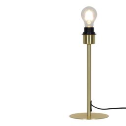GoodHome Willet Brushed Brass Table Lamp Base - thumbnail 2