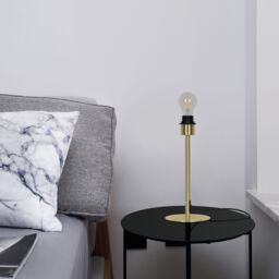 GoodHome Willet Brushed Brass Table Lamp Base - thumbnail 6