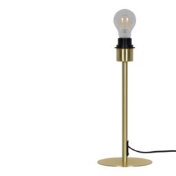 GoodHome Willet Brushed Brass Table Lamp Base - thumbnail 3