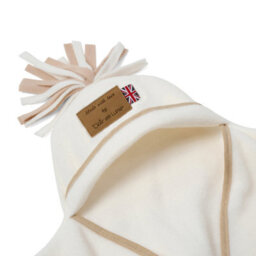 Clair De Lune Cream Star Fleece Wrap Blanket 0-6 Months - thumbnail 2