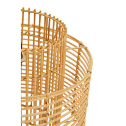 Orsina Natural Rattan Overlapping Pendant Lamp, Eco-Friendly Hanging Rattan Pendant Light, Durable Hanging Lamp - thumbnail 4