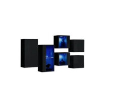 Arte Switch Rtv4 Black Gloss Tv Cabinet 120Cm - Refined Minimalist Design With Hidden Storage - thumbnail 2