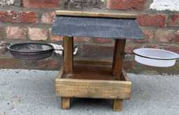 Ruddings Wood Wooden Ground Bird Feeder Table Station Bird Bath Fully Assembled - thumbnail 8