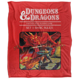Dungeons & Dragons Basic Rules Cover Blanket White (One Size) - thumbnail 2