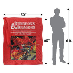 Dungeons & Dragons Basic Rules Cover Blanket White (One Size) - thumbnail 5