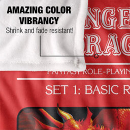 Dungeons & Dragons Basic Rules Cover Blanket White (One Size) - thumbnail 4
