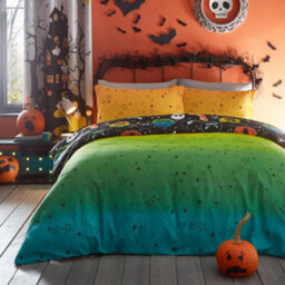 Bedlam Scary Pumpkins Glow In The Dark Halloween Duvet Cover Set - thumbnail 3