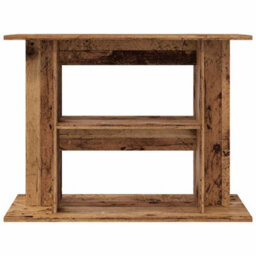 Walplus Old Wood Aquarium Stand 80X35X60Cm Engineered Wood Fish Tank Cabinet - thumbnail 4