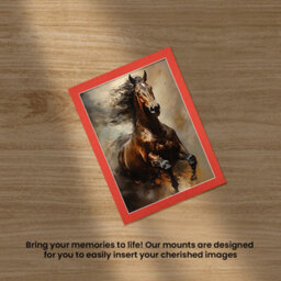 Ak Frames 16X12 Poppy Red Picture Mounts To Fit 14X10 Aperture Size - Mount Board Only (No Frame Included) - thumbnail 5