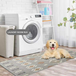 Ameha Non Slip Printed Hallway Runner Rug Kitchen Large Floor Soft Touch Mats Geometric Carpets(Nova, 80X150 Cm) - thumbnail 7